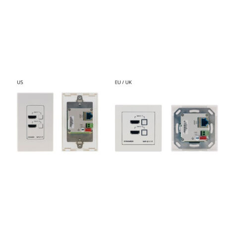 Kramer / selettore automatico di piastre a parete / 4k /wp-211t/eu-80/86(w) / 20-804970590
