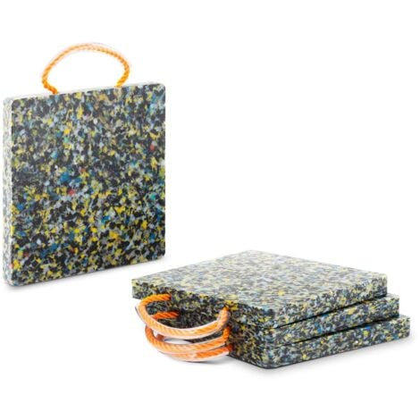 Kranplatten Unterlegplatten 30 x 30 x 3 cm Traglast bis zu 7.000 kg 4 Stück