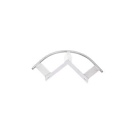 KRATOS SAFETY - Intermédiaire d'angle 90° (pour mur extérieur) pour ligne de vie horizontale cable KS-LINE (KS 4000)
