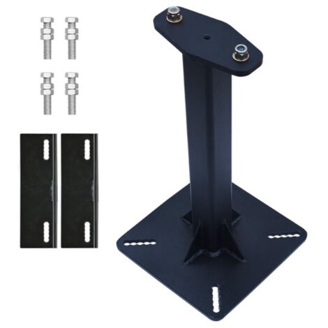 KRATOS SAFETY - Kit potelet rigide en acier galvanisé avec crapauds pour ligne de vie horizontale câble (KS 4000)