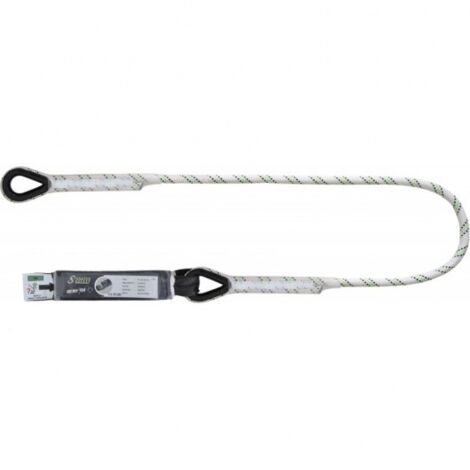 KRATOS SAFETY - Longe en corde tressée 1,50 m avec absorbeur d'énergie