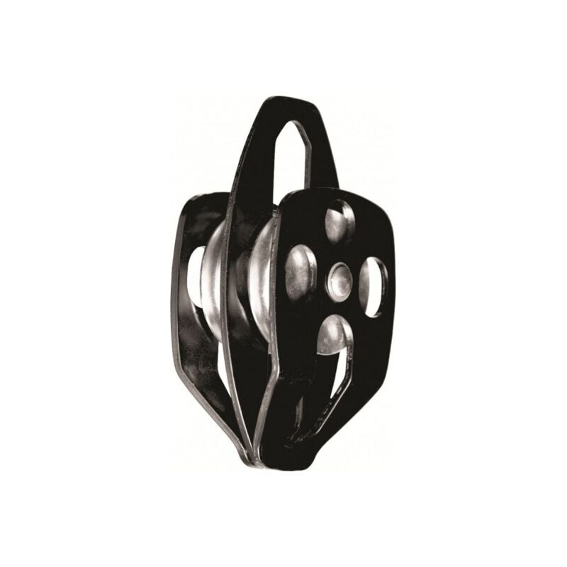 KRATOS SAFETY - Poulie double à flasques ouvrantes, accrochage double