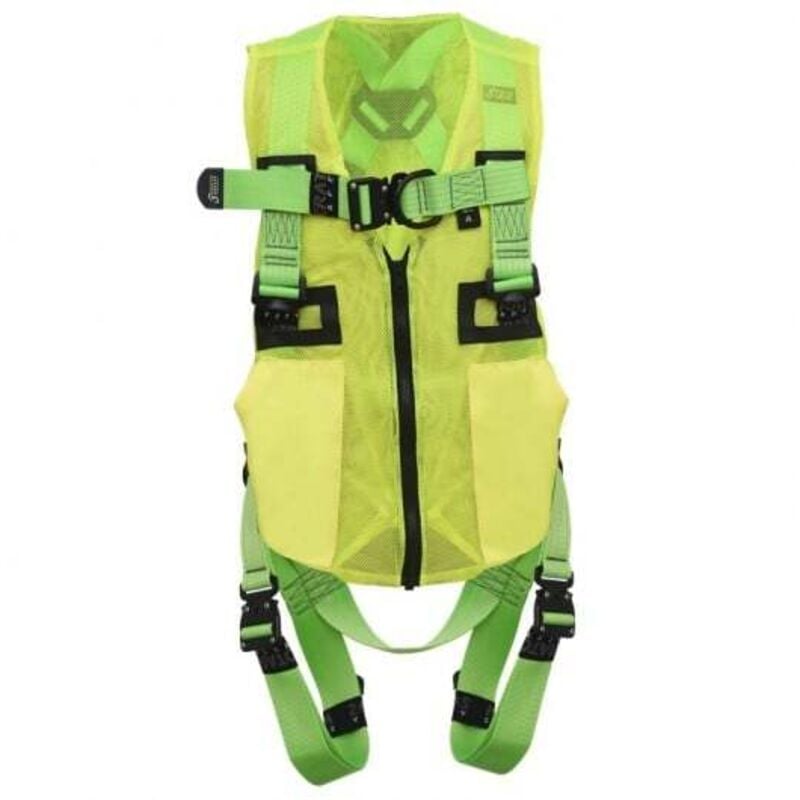 Reflex 3 - Harnais antichute 2 points d'accrochage avec sangle et gilet haute visibilité (Taille unique) - Kratos Safety