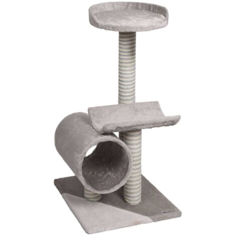 Kratzbaum Burt 40x40x77 cm Grau FLAMINGO - Grau