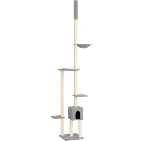 vidaXL Kratzbaum Katzen Deckenhoch 258,5-284,5cm Katzenbaum mehrere Auswahl