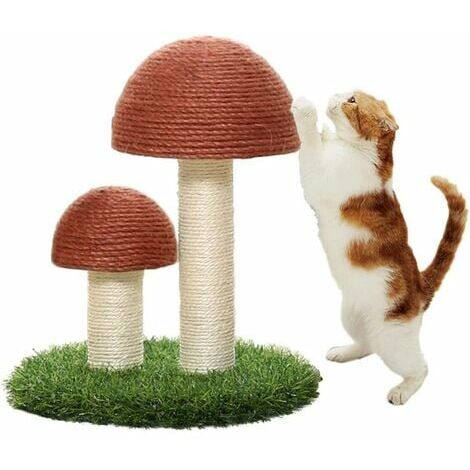Kratzbaum für Katzen, Pilz-Kratzspielzeug für Katzen und Kätzchen, Katzenkratzbäume aus natürlichem Sisal