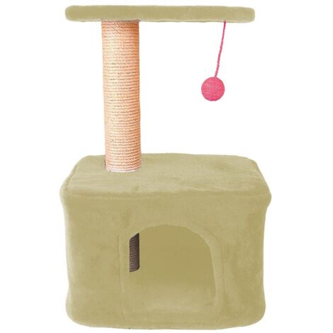 Kratzbaum für Katzen - verschiedene Farben - beige