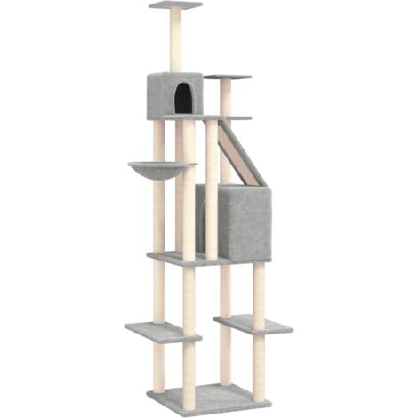 vidaXL Kratzbaum mit Sisal-Kratzsäulen 201 cm Katzenbaum mehrere Auswahl