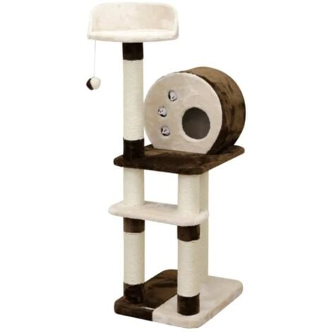 Kratzbaum Planet X 127 cm Braun und Beige Kerbl