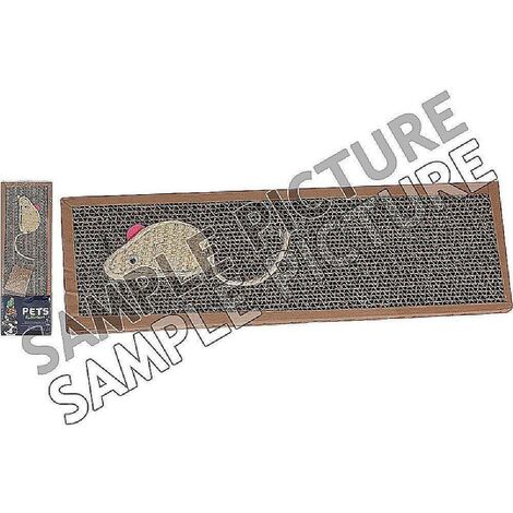 Kratzbrett für Katzen 38x12,5x2cm Katzenkratzbrett Kratzer Katzenkratzkarton mit Katzenminze Kratzkarton für Katzen Katzenliege Katzenzubehör