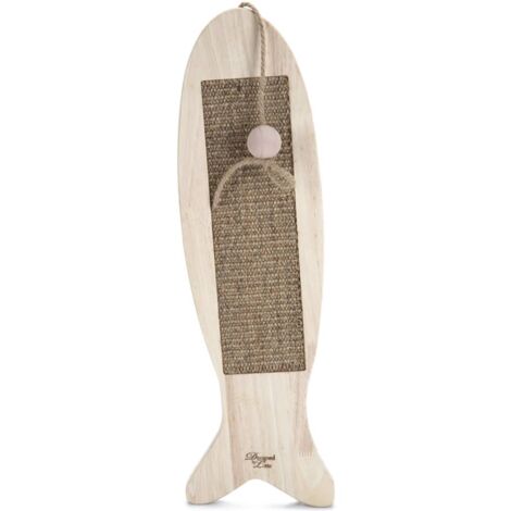Kratzfisch Coddy 75x17x2 cm Holz Designed by Lotte - Beige
