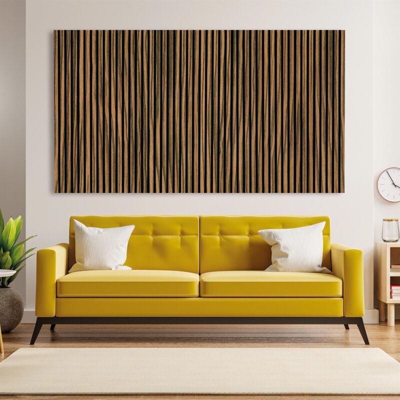 Kraus Acoustic Slat Wall Panel 3D Wood - Maple Stripe - 19x572.5mm - Single