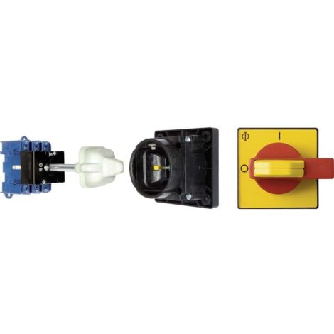 Kraus & Naimer KG64B.T203/12.VE Sezionatore con blocco porta 63 A 1 x 90 ° Rosso, Giallo 1 pz.