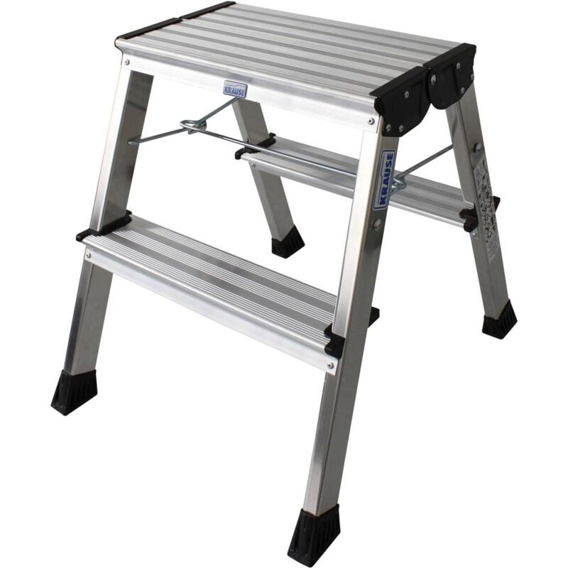 Marche-pieds pliables en aluminium Krause 130037 Hauteur de travail (max.) (détails) 2.44 m