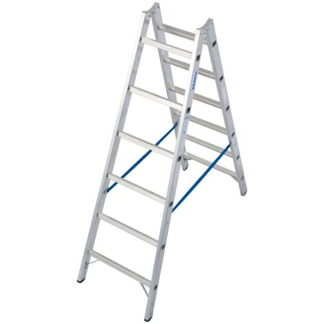 Krause Aluminium-Doppelleiter STABILO 3,05 m Doppelstufenleiter
