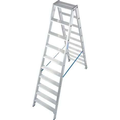 Krause Aluminium-Doppelleiter STABILO 3,90 m Doppelstufenleiter