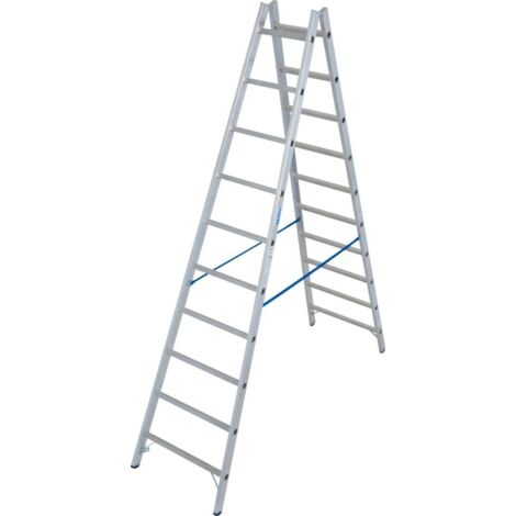 Krause Aluminium-Doppelleiter STABILO 4,10 m Doppelstufenleiter