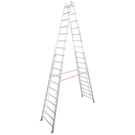 Krause Aluminium-Doppelleiter STABILO 4,32 m Doppelstufenleiter