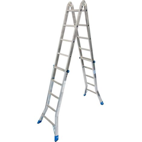 Krause Aluminium-Gelenk-Teleskopleiter STABILO 6,05 m Teleskopleiter