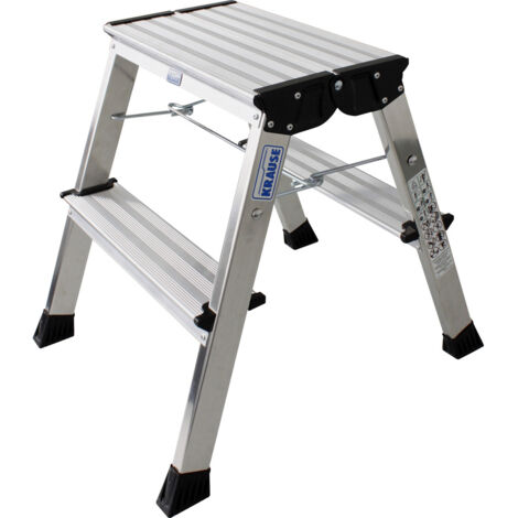 Krause Aluminium-Klapptritt MONTO Rolly 2,45 m Klappleiter