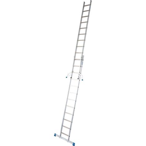 Krause Aluminium-Schiebeleiter STABILO 4,40 m Anlegeleiter