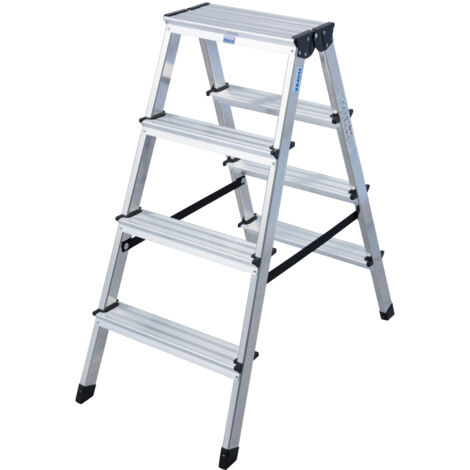 Krause Doppelleiter Stehleiter Dopplo Trittleiter 2x3 - 2x8 Stufen Stufenleiter