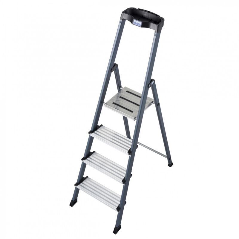 Krause Securo Aluleiter Stehleiter Klappleiter 4-8 Stufen eloxiert Stufenleiter