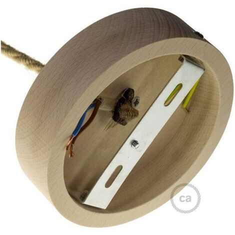 CREATIVE-CABLES ITALIA Kreativ-kabel holz rosette kit krl0110-durchmesser 12cm