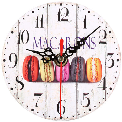 Kreative, dekorative Wanduhr im antiken europäischen Stil aus MDF für Büro oder Wohnzimmer 6