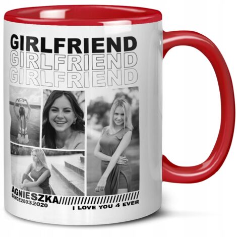 Kreatives Geschenk zum Valentinstag für den Freund: Eigene Fotos + Name