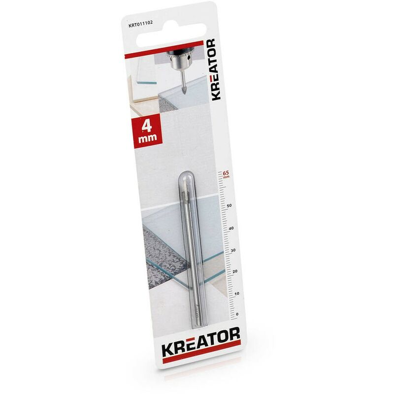 

KRT011102 Broca para cerámica y vidrio 4x65mm - Kreator