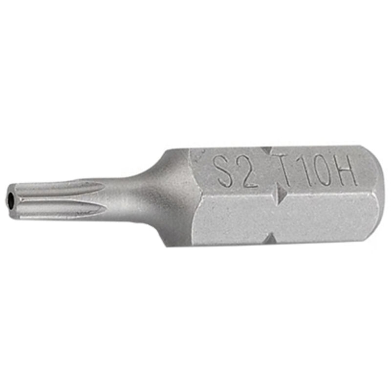 Blister de 2 puntas de tipo torx 'T20 tr' de 25mm de largo para destornillador fabricadas en acero S2