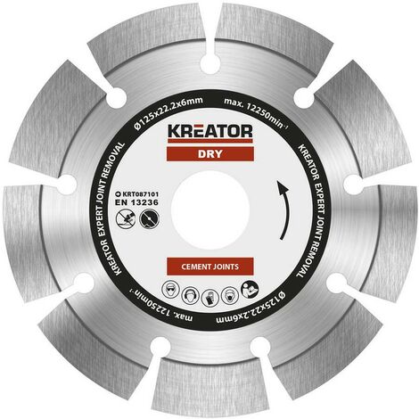 Kreator KRT087101 Disco de diamante D125 expert 6mm