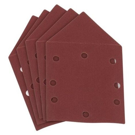 KREATOR KRT220109 - Papier Abrasif Triangulaire Grain 240 (5 pièces)