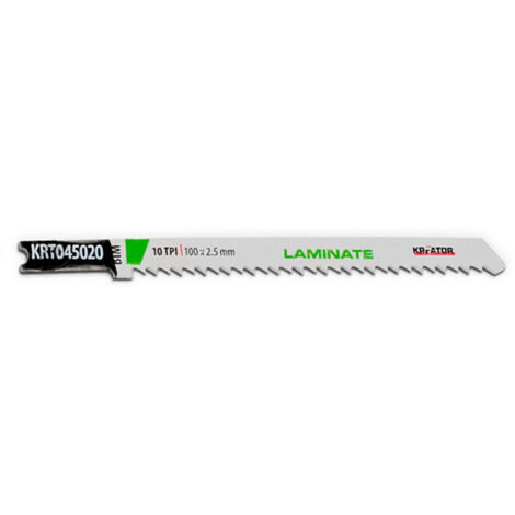 KREATOR Lame de scie sauteuse en U pour laminé et stratifié - 2 pièces