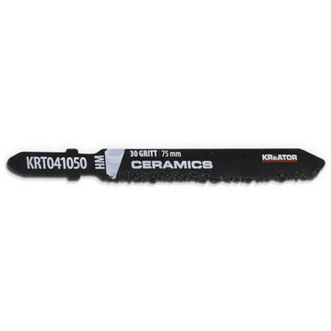 KREATOR Lame de scie sauteuse pour faïence et carrelage - 2 pièces