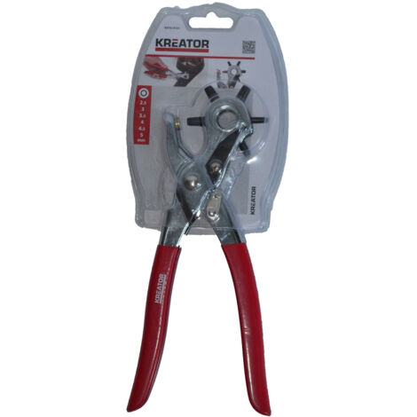 Pinza Fustellatrice Per Cuoio E Pelle - Fora Anche Plastica E Cartone, Sistema Rotatorio Multi-diametro - Foto 13