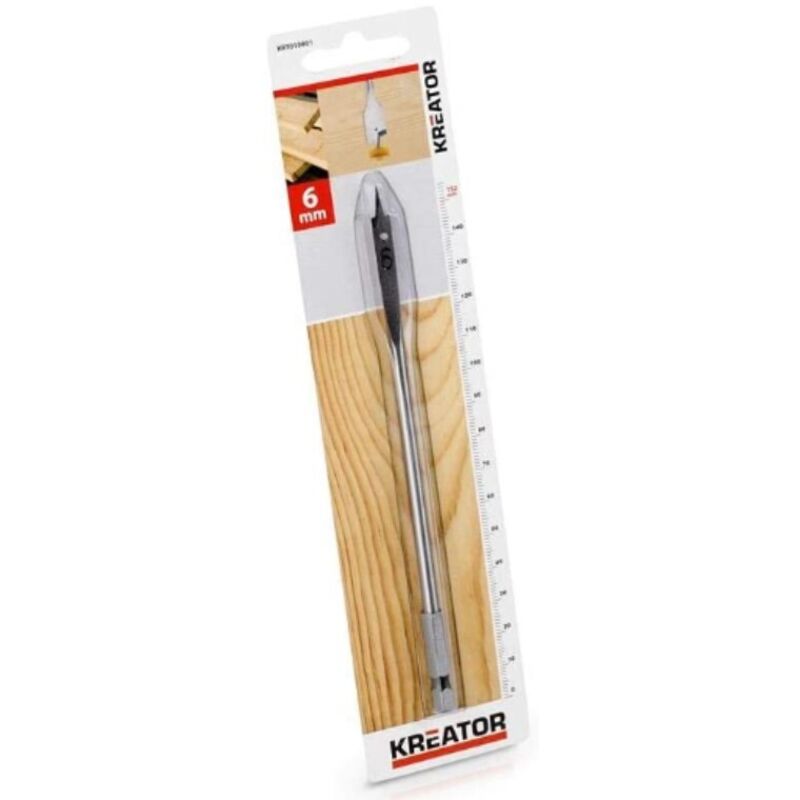 Kreatror - punta professionale per trapano a mecchia Ø6MMx152MM - per legno