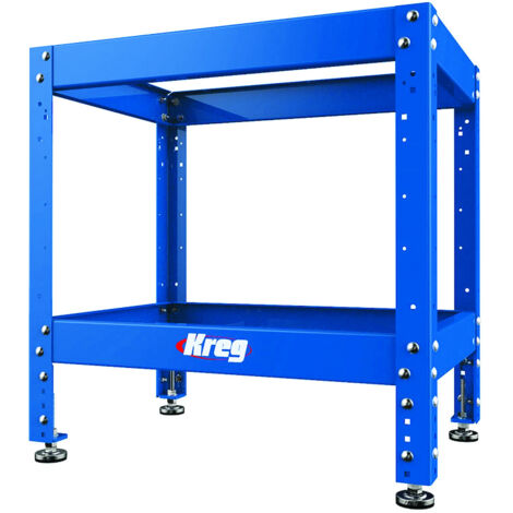 Kreg – Atelier réglable en acier 790-990 mm – Support 510 mm x 710 mm avec trous pré-percés – KRS1035