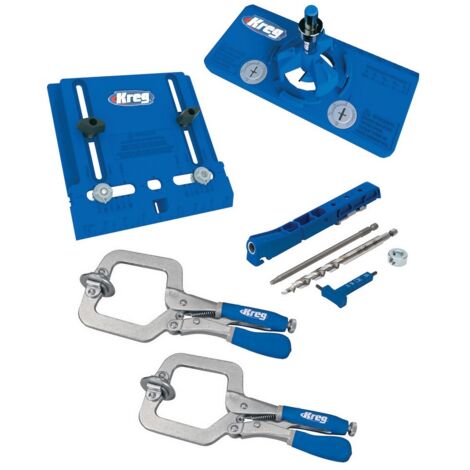 KREG Möbelbeschlag + Pocket-Hole Jig Promo Kit Promotion Set Taschenloch Bohrschablone ( KHI-PROMO-INT21 )