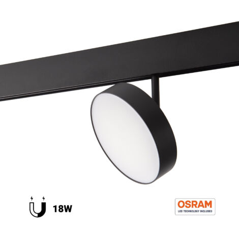 Kreisförmige LED-Lampe für 48V-Magnetprofile - Ø14,2 cm - 18W -