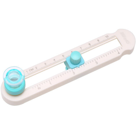 Kreisförmiger Papierschneider, verstellbarer Kreisschneider für Durchmesser 2 – 20 cm, rutschfester Rollschneider zum Nähen, für Papierprojekte, Scrapbooking, Kartenherstellung
