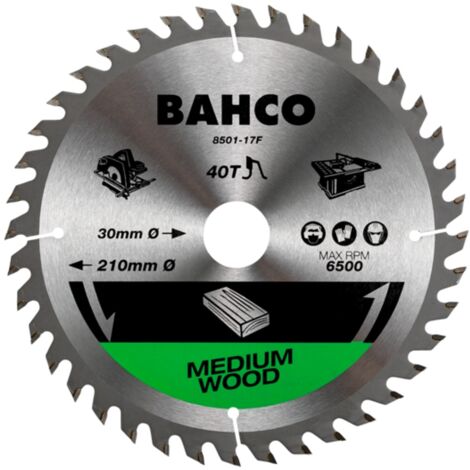 Kreissägeblatt Ø190 mm 20 Zähne für Holz - BAHCO 8501-15