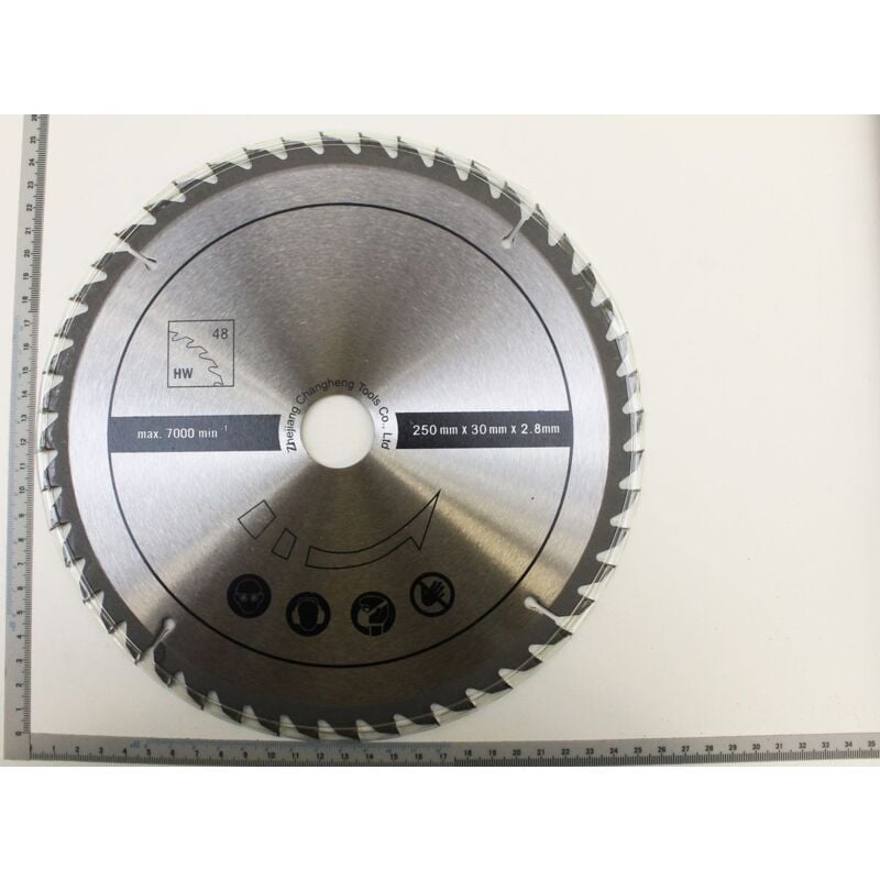 Image of Kreissaegeblatt 250x30x2.8 mm 48t fuer Holz Scheppach HS100S