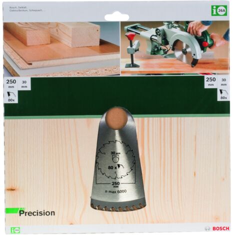 Kreissägeblatt PRECISION Ø 250 mm  BOSCH 2609256882