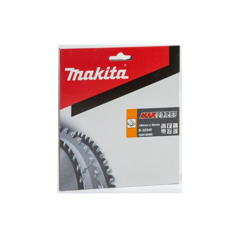 Image of Makforce Sägeblatt 190x30x40Z - Makita
