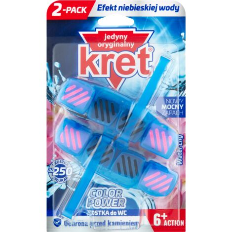 Kret Color Power Water Lily - Eau bleue et parfum floral pour les toilettes