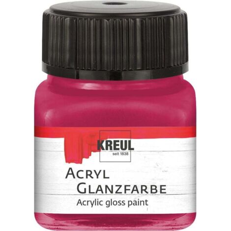 Kreul Acryl Glanzfarbe bordeaux 20 ml Acryl