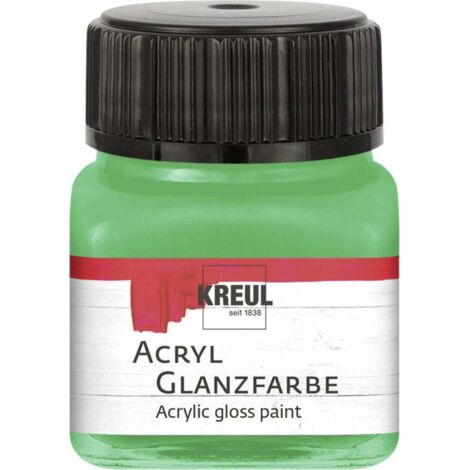Kreul Acryl Glanzfarbe grün 20 ml Verzierfarbe