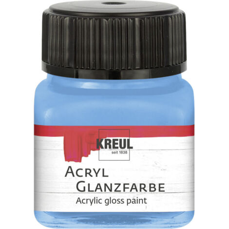 Kreul Acryl Glanzfarbe himmelblau 20 ml Verzierfarbe
